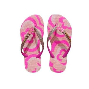 Imagem de Chinelo Infantil Menina Havainas Slim Glitter Pink-Feminino