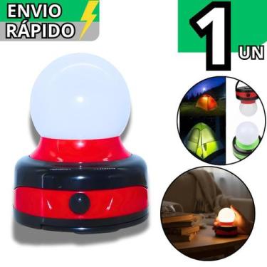 Imagem de Luminária Lamparina Led Abajur A Pilha Portátil Econômica Sem Fio Casa