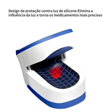 Imagem de Oxímetro Digital de Dedo Medidor De Saturação De Oxigênio