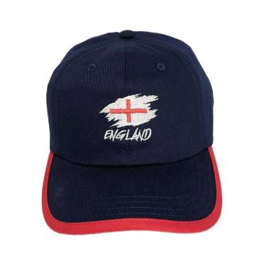 Imagem de Boné Dad Hat Inglaterra Unissex - Azul e Vermelho Azul-vermelho ÚNICO-Unissex