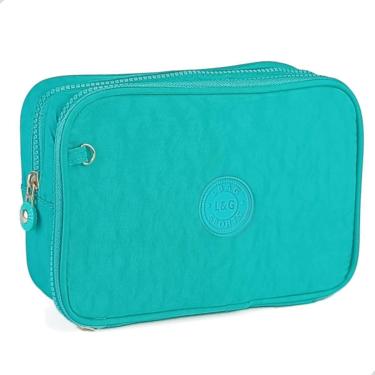 Imagem de Estojo Escolar Box Bolsinha Jumbo Porta Canetas Lapis Coloridos Organizadora Grande-Feminino