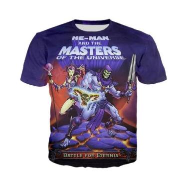 Imagem de Camiseta Unissex Oversized Com Estampa 3D He-Man Masters of the Univer