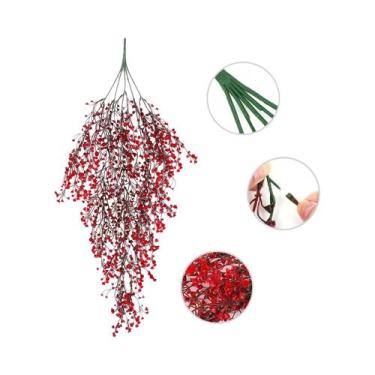 Imagem de Flores De Wisteria Artificiais Resistentes Aos Raios UV Para Decoração