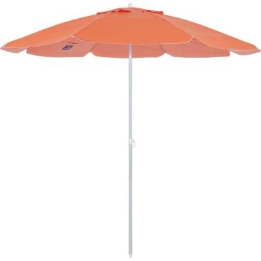 Imagem de Guarda Sol Articulado 2,0 M Bagum Alumínio Laranja Vareta Fibra 10711 Bel