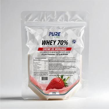 Imagem de Whey Protein Concentrado 70% 900g Pure Athletic-Unissex