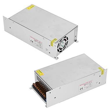 Imagem de Dpofirs Interruptor de Fonte de Alimentação, Adaptador Confiável de Liga de Alumínio DC24V para Barra de Luz LED, Impressora 3D, Tamanho 5,1 X 3,9 X 1,6 pol. (S-1000-24 (24V/41,6A/1000W) CA170-250V)