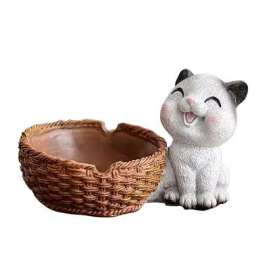 Imagem de Cinzeiros de cigarros cinzeiro de resina cinzeiro de desenho animado (interior, exterior) decoração de presente chique (homens, mulheres) cinzeiro bonito cinzeiro moderno cinzeiro exterior (ESTILO-A)