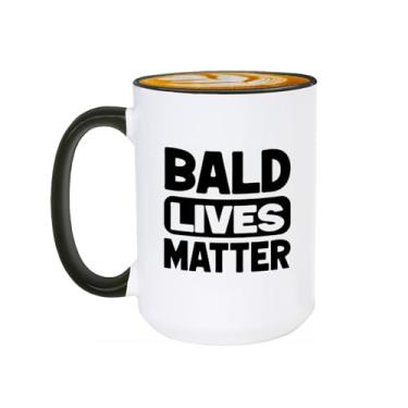 Imagem de Bald Lives Matter Caneca Baldi Café Caneca de Piada Careca Caneca Sarcástica Berserk Chávena de Chá Piada Aniversário Dia dos Pais Presente Para Homens Carecas Namorado Caneca Engraçada Para Pai