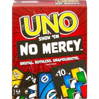 Imagem de UNO Jogo de Cartas No Mercy para crianças a partir de 7 anos