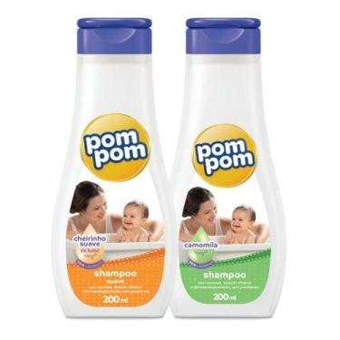 Imagem de KIT 2 Shampoos Infantil 200ml - Pom pom