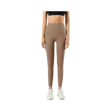 Imagem de Calças De Yoga De Veludo plus Size De Cintura Alta Para Inverno, Leggi