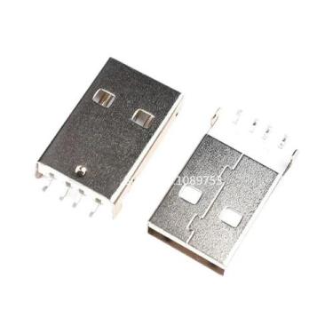 Imagem de Conector USB Tipo a Fêmea Para Solda, 5 Peças, Soquete PCB Tipo B 90 G