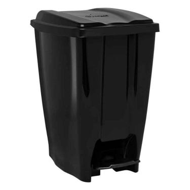 Imagem de Lixeira C/pedal Preto 7 Litros Eco Nature Jaguar