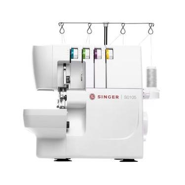Imagem de Máquina de Costura Overloque Singer 6 Pontos S0105 - Branca