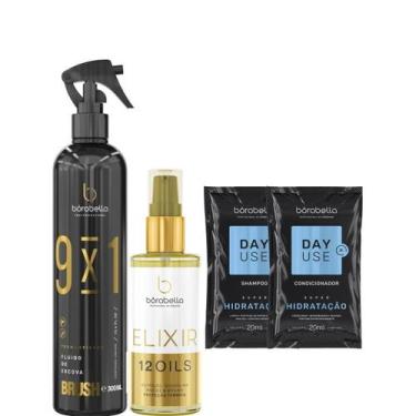 Imagem de Borabella Fluido Escova Brush 300ml + Elixir 12 Óleos 60ml