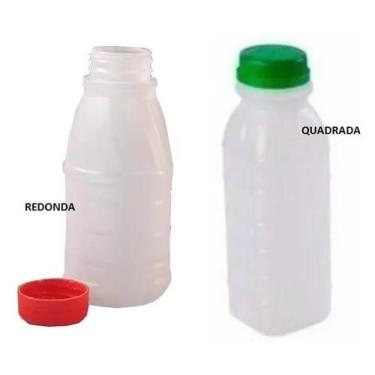 Imagem de 100 Garrafa Garrafinha De Plástico Branco Leitoso (1 Fardo) - W L Caxi