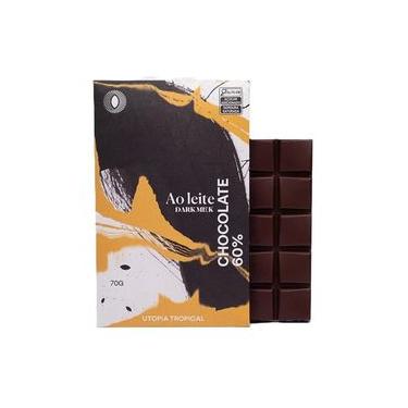 Imagem de Barra de Chocolate Utopia Tropical Leite 60% Dark Milk 70 g