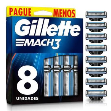 Imagem de Carga para Aparelho Gillette Mach3 Leve 8 Pague 6