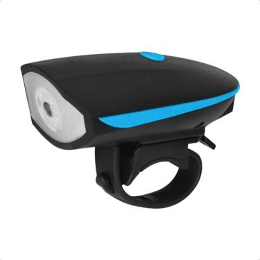 Imagem de Farol Sinalizador Lanterna Bicicleta USB Luz Recarregável-Unissex