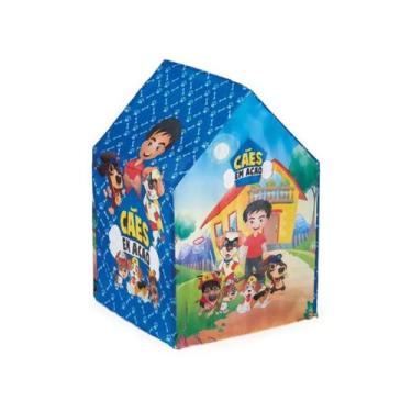 Imagem de Barraca Infantil Toca Dobrável Cabana Criança Menino Menina Rosa Azul 