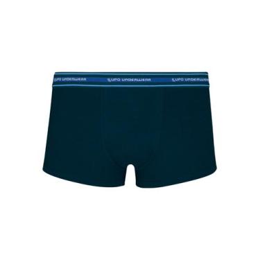 Imagem de Kit com 3 Cuecas Sunga Lupo 460-003, Azul marinho, M