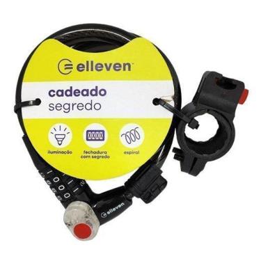 Imagem de Cadeado Espiral Grosso com Segredo Ajustável com Iluminação 1200mm x 12mm - ELLEVEN-Unissex