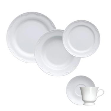 Imagem de Jogo Jantar Chá 20 Peças Cottage Branco Germer Porcelanas