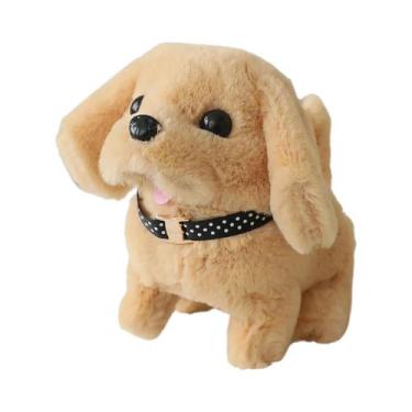 Imagem de Cachorro Robótico De Pelúcia Que Anda E Fala, Brinquedo Elétrico De Ca