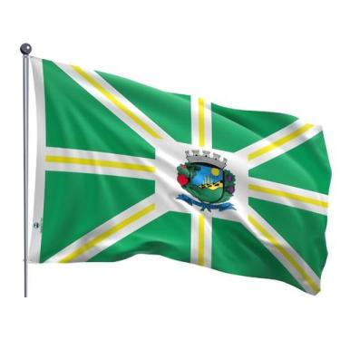 Imagem de Bandeira do Município de Valinhos Dupla Face Estampada Tamanho 90x128c