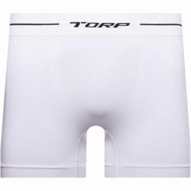 Imagem de Cueca Torp Boxer em Microfibra Sem Costura 8001, Branco, P