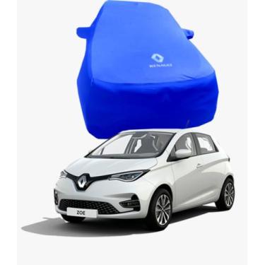 Imagem de Capa de Carro Renault Zoe Tecido  Lycra Premium - Cadilhe Capas, Azul 