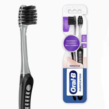 Imagem de Escova Dental Whitening Therapy Black  Oral-B  2 unidades - OralB