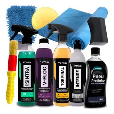 Imagem de Kit Lavagem Shampoo Cera Tok Final Intense Sintra Fast Vonix - VONIXX