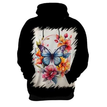 Imagem de Blusa de Frio Flores e Borboletas Pintura 1 - Kasubeck Store, Inf 04