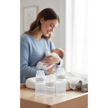 Imagem de 2x Mamadeira Anti-cólica Transparente 125-330ml Bebê - Congratulations