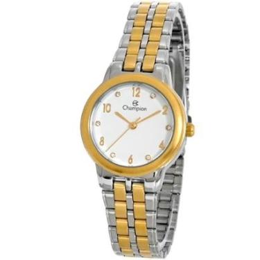 Imagem de Relógio Champion Feminino Bicolor Aço Inox 50m Quartz-Feminino
