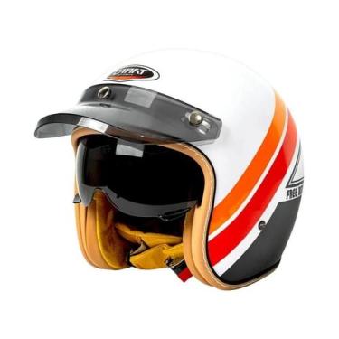 Imagem de Capacete Retro Masculino De Inverno, Estilo Americano, Três Quartos Pa