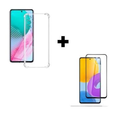 Imagem de Película 3D de Vidro + Capa Capinha Anti Impacto Para Samsung Galaxy A