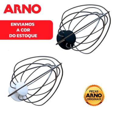Imagem de Batedor Globo Aço Original Arno Planetária SX80-89 BPA Claras Neve e M