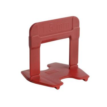 Imagem de Espaçador Nivelador 1,5 mm (Vermelho) C/500 PÇS - CORTAG