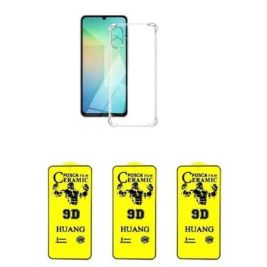 Imagem de 3UN Películas Cerâmica Fosca + Capa TPU Para Samsung Galaxy A07 - LXL