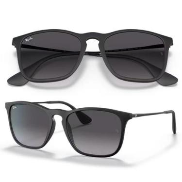 Imagem de Óculos De Sol Unissex Ray Ban Chris RB4187 6228G 5418