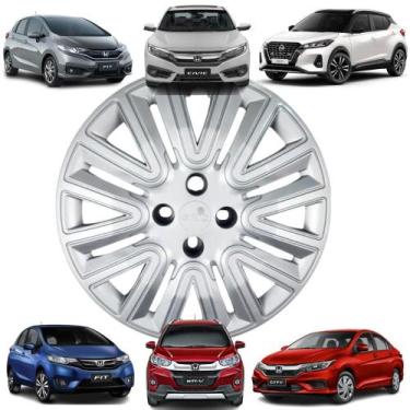 Imagem de 1 Calota Modelo Kicks City Fit New Fit Wrv Civic Aro 16 Cubo Padrão Pr