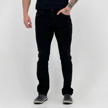 Imagem de Calça Vilejack Sarja Slim Masculina, 38, Preto
