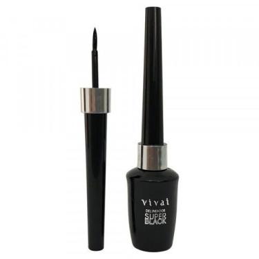 Imagem de Delineador líquido super black vivai