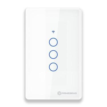 Imagem de Interruptor Inteligente 3 Botões Primebras 110v 220v