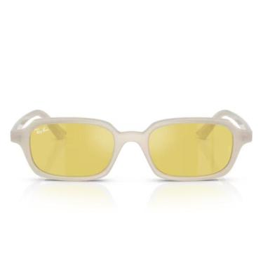Imagem de Óculos Solar Ray Ban RB 4455 - Ray-Ban, Branco, Amarelo espelhado