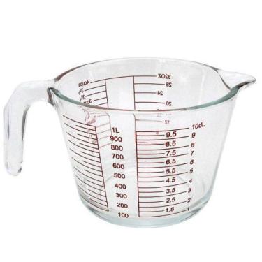 Imagem de Jarra Medidora 1000ml Vidro Temperado - Clink