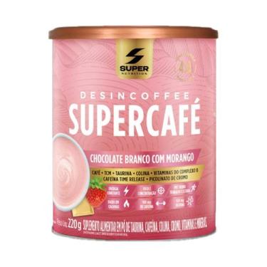 Imagem de Supercafé - 220g Chocolate Branco com Morango - Desinchá - Desincoffee