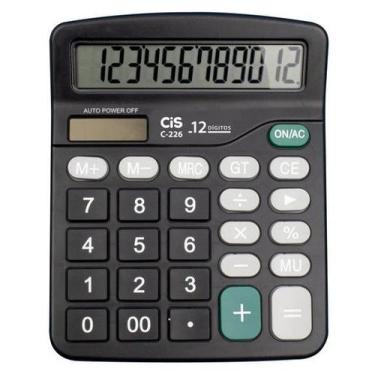 Imagem de Calculadora de Mesa Cis 12 Dígitos C-226 5.7737